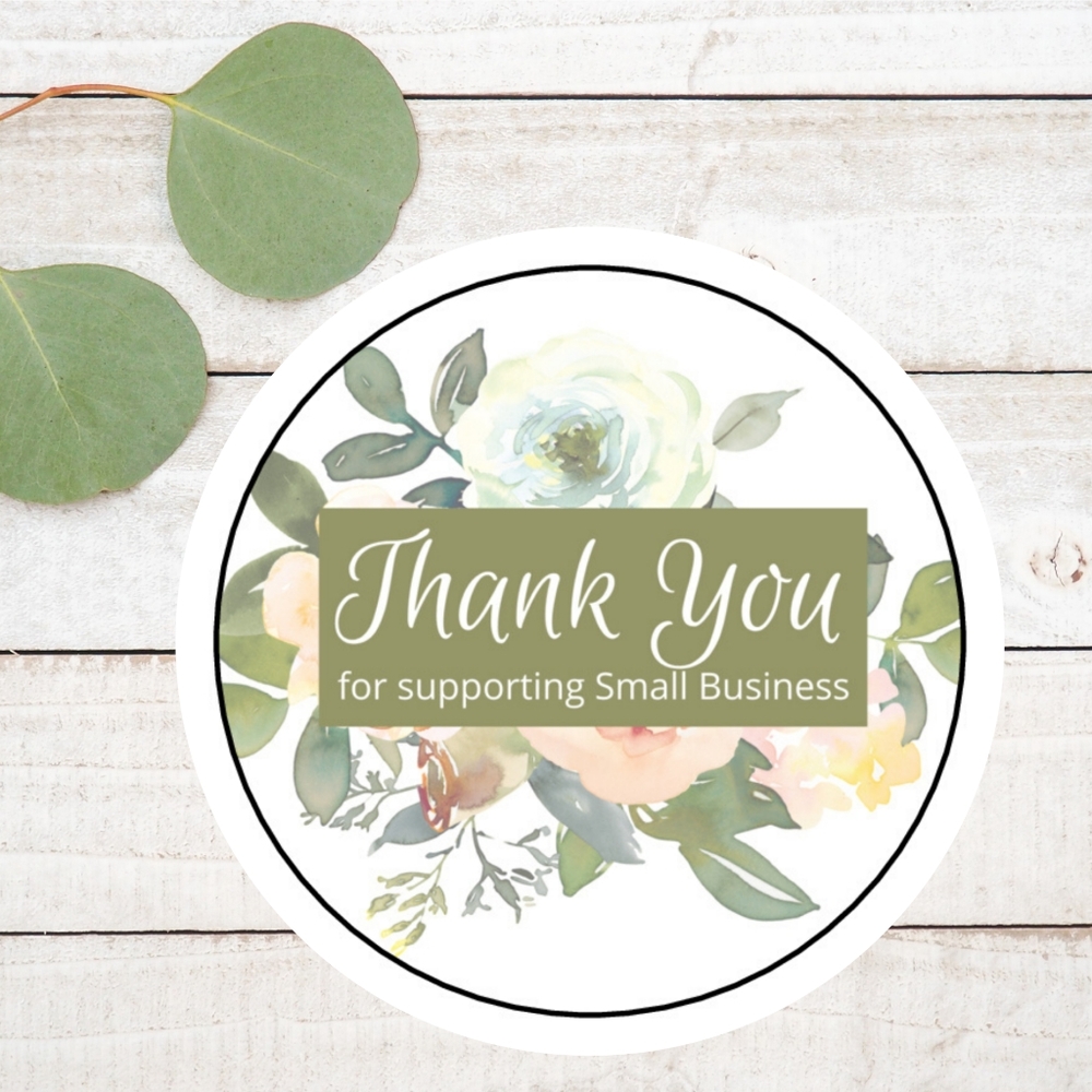 Thank You 2" Round Labels 200 count